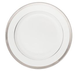 Christofle Frühstücksteller Malmaison Porzellan Platin 