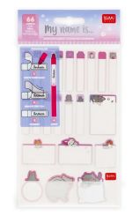 Legami 3er-Set Stickerblätter Kitty 