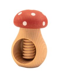Hansi Nussknacker Buchenholz Fliegenpilz Ø 5,5 / H 9 cm 