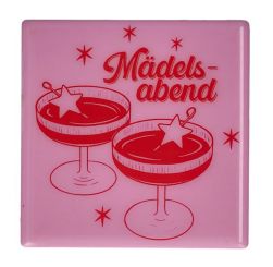 Gift Company Love Tiles Untersetzer Motiv: Mädelsabend rosa 