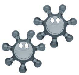 Koziol Drehverschlussöffner 2-er Set Sunny 2.0 transparent grey 