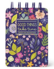 Legami Mini-Notizbuch liniert mit Spiralen Flowers 