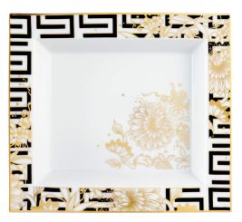 Meissen Vide-Poche, groß, Golden Onion Style, 21 x 18,5 cm 