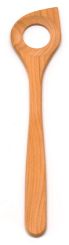 Hansi Rühr-/Backlöffel spitz mit Loch Kirschholz 
