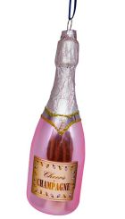 Gift Company Hänger Champagner Flasche rosa 