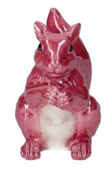 Gift Company Mignon Vase Eichhörnchen dunkelrosa 