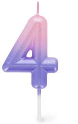 Legami Geburtstagskerze Pink - 4 