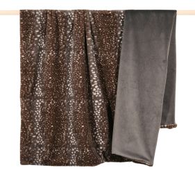 pad Decke 140x190 cm Bambi grey 100% Polyester 