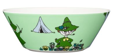 Arabia Moomin Schale 15cm Snufkin green 