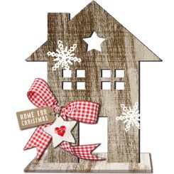 Paperproducts Design Dekofigur Haus groß Country Xmas 