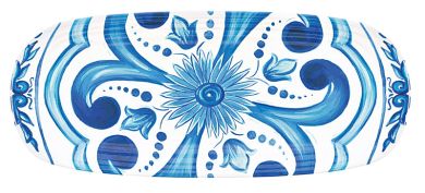 Guzzini Servierschale rechteckig 39,5x16,5 cm Blues 