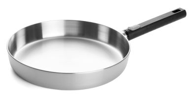 Woll Logic Steel Bratpfanne, Ø 28 cm, 5 cm hoch abnehmbarer Stiel 