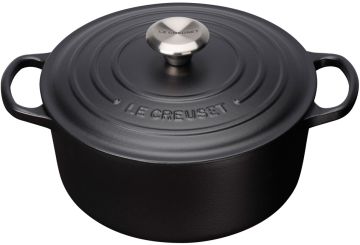 Le Creuset Bräter Rund Signature 26 cm Schwarz 