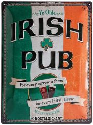 Nostalgic Art Blechschild 30x40 cm Irish Pub 