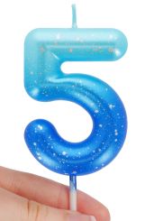 Legami Geburtstagskerze Blue - 5 