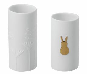 Räder Mini Vasen Sets Goldhase H.6,3cm D.2,8cm 