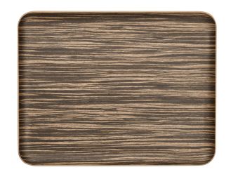 ASA Selection Holztablett Rechteckig Ebony Wood L 36 cm B 28 cm H 1,5 cm 
