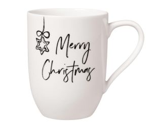 Villeroy & Boch Statement Becher mit Henkel Merry Christmas 11,5x8x10,5 cm 