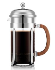 Bodum Kaffeebereiter 8 Tassen 1.0l Chambord mit Holzgriff 