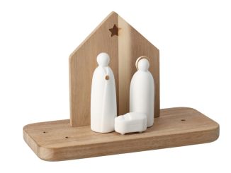 Räder Weihnachtslandschaft Krippe 22x10x15,5cm 