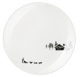 ASA Selection Dessertteller Sled Dogs Snow Tracks 