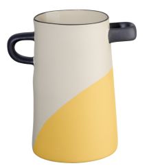 ASA Selection Vase Gelb Getunkt Rayu L 11 cm B 11 cm H 17 cm 