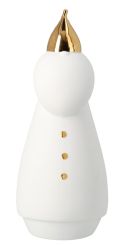 Räder Porzellangeschichten LED Figur Santa im Mantel D.7cm H.16,5cm 