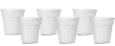 Bialetti Set 6 Bialetti Espressobecher weiß 