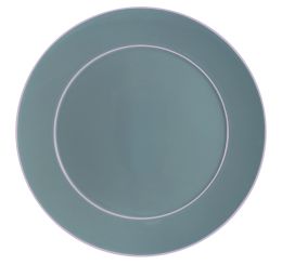 Meissen Speiseteller, Form No 41 , The Original , Uni, Petrol, Ø 29 Cm 