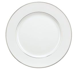 Christofle Frühstücksteller Albi Porzellan Platin 