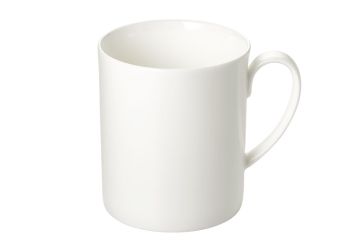 Dibbern Fine Bone China Weiss Becher mit Henkel zylindrisch 0,3 L 