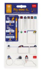Legami 3er-Set Stickerblätter Space 
