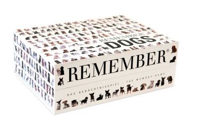 Remember Memory 44 Dogs in der Magnetbox 