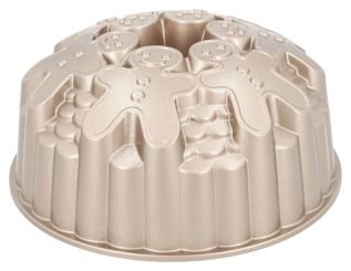 Birkmann Gugelhupfform Contoura Gingerman 22 cm Höhe 10 cm Aluguss mit Antihaftbeschichtung 