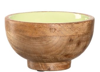 Leonardo Schale 15 Mangoholz Grün Aperitivo 