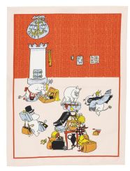 Arabia Moomin Geschirrtuch 50x70cm Holiday rush 