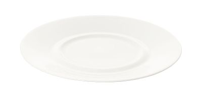 Dibbern Fine Bone China Weiss Untertasse zylindrisch flach 0,25 L 