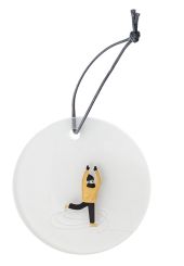 Räder Schneetag Glashänger Schlittschuh fahren D.7cm 