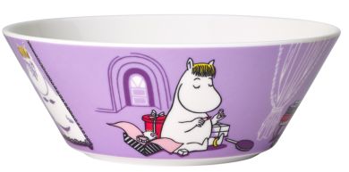 Arabia Moomin Schale 15cm Snorkmaiden lila 