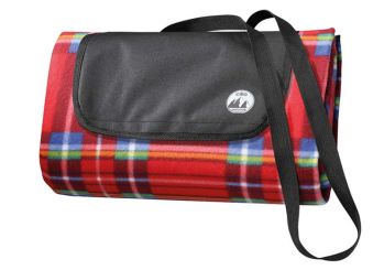 Cilio Weekend Picknick-Decke rot-kariert 145x130 cm 