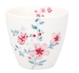 Greengate Latte Becher Alasie white 