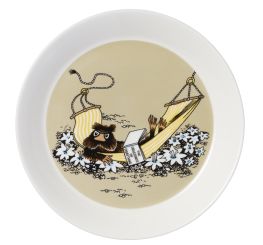 Arabia Moomin Teller 19cm Muskrat beige 
