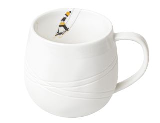 Räder Schneetag Tasse Goldkufen D.7,5cm H.8cm 