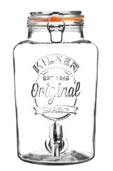 Kilner Bügelverschluss-Getränkespender Round 8 L 28x21x36,3 cm 