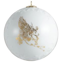 Meissen Baumschmuck Kugel Reliefsterne, MEISSEN Christmas Peryton , Ø 7 Cm 