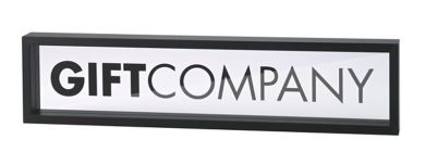 Gift Company Love Frames Glasbild Motiv: Gift Company Company schwarz 