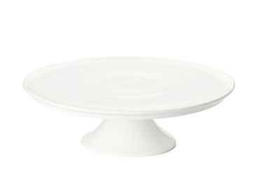 Dibbern Fine Bone China Weiss Classic Tortenplatte auf Fuß 32 cm 