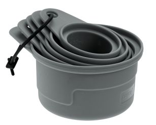 Lurch Messbecher Set Silikon 5-tlg. Flint Grey 