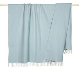 pad Decke 150x200 cm Fine Edge aqua 50% Baumwolle 50% Polyacrylic 