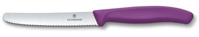 Victorinox Swiss Classic, Tomaten & Tafelmesser, 11cm, Wellen, Violett 